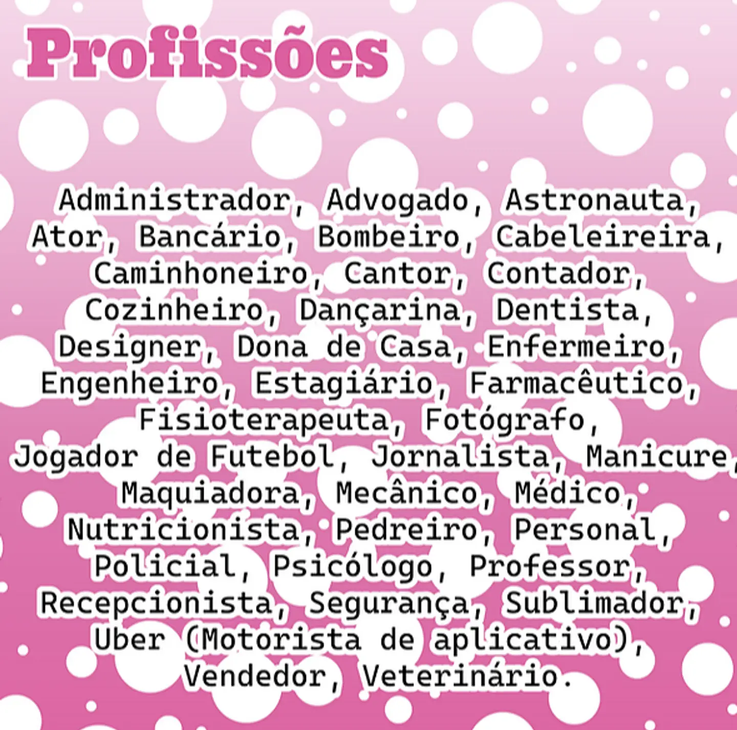 Kit Digital Stitch Profissões Vol. 1 em Png  2