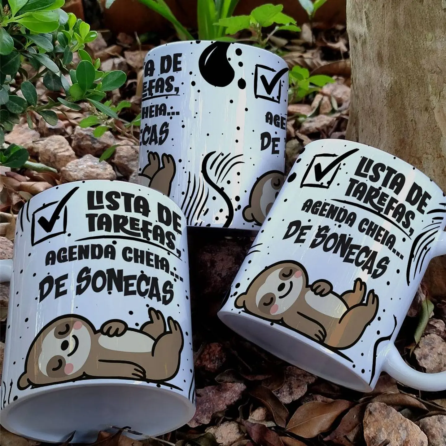7 Artes para Caneca Frases Cute Animais Arquivo Editável  5