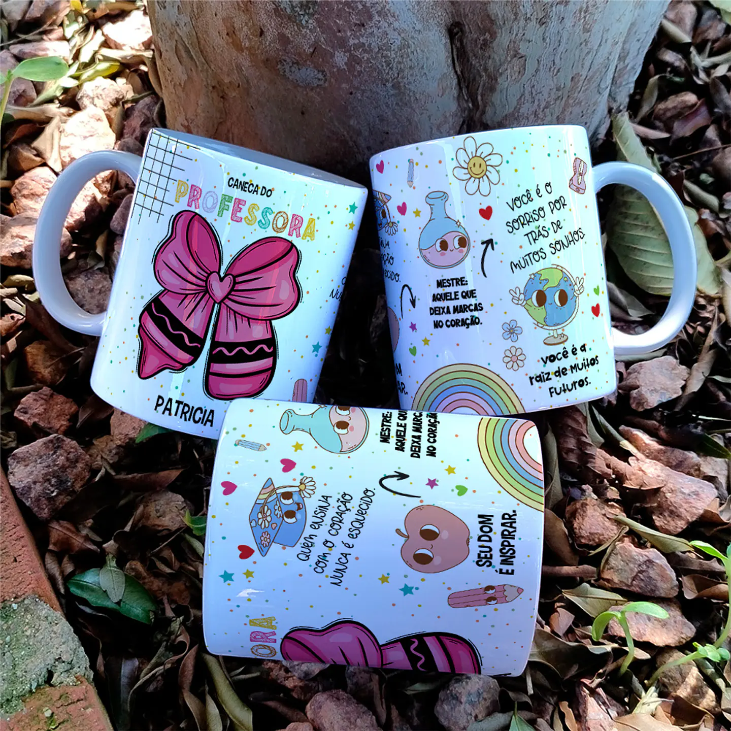 5 Artes para Caneca Mapa mental Professor Arquivo Editável  2