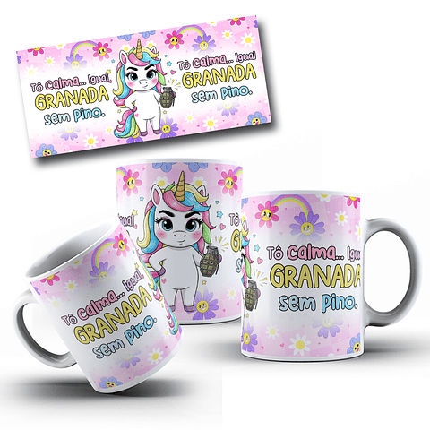 10 Artes para Caneca Unicornio Debochado Arquivo em Jpg