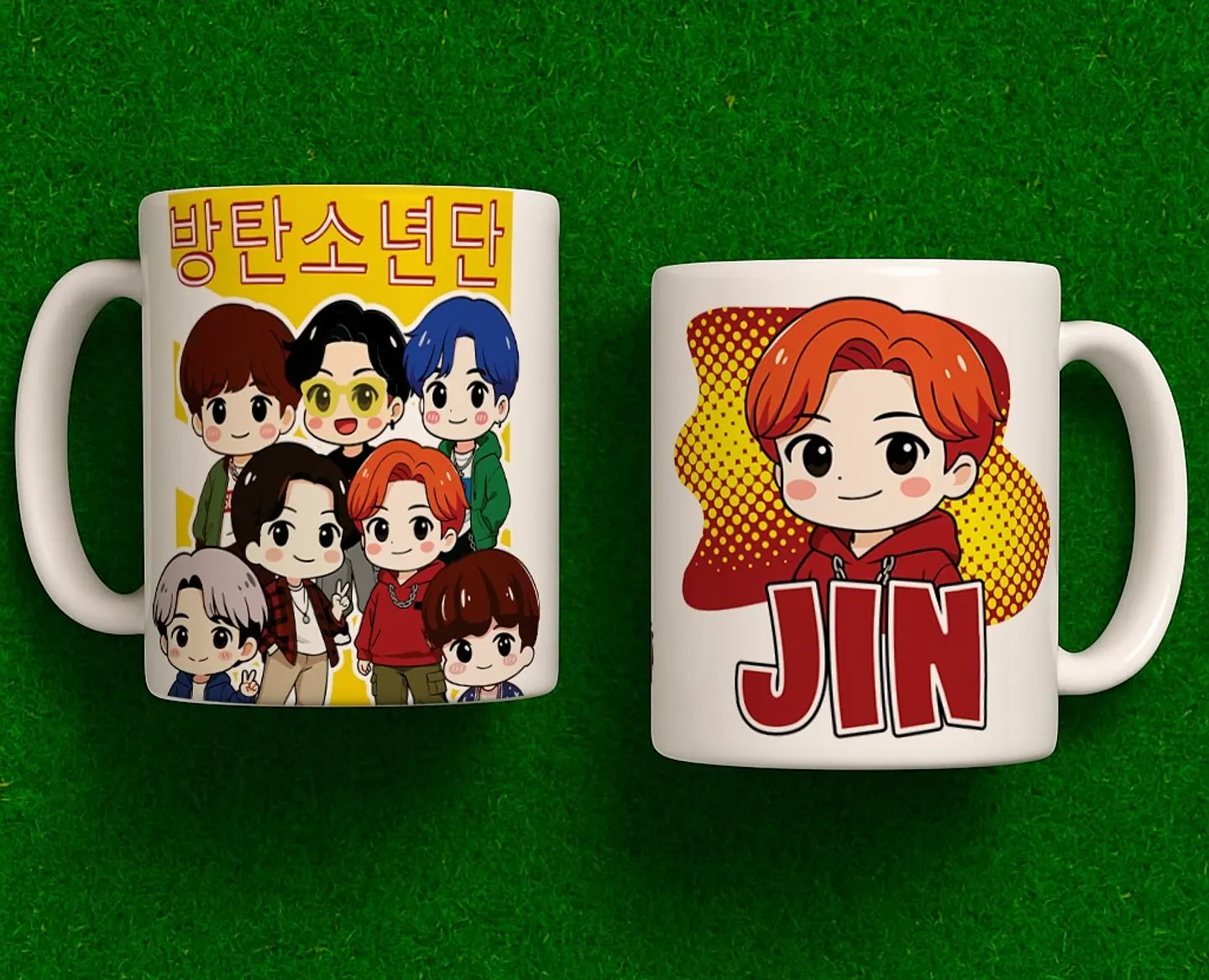 10 Artes para Caneca Calendário Bts Arquivo Editável  3