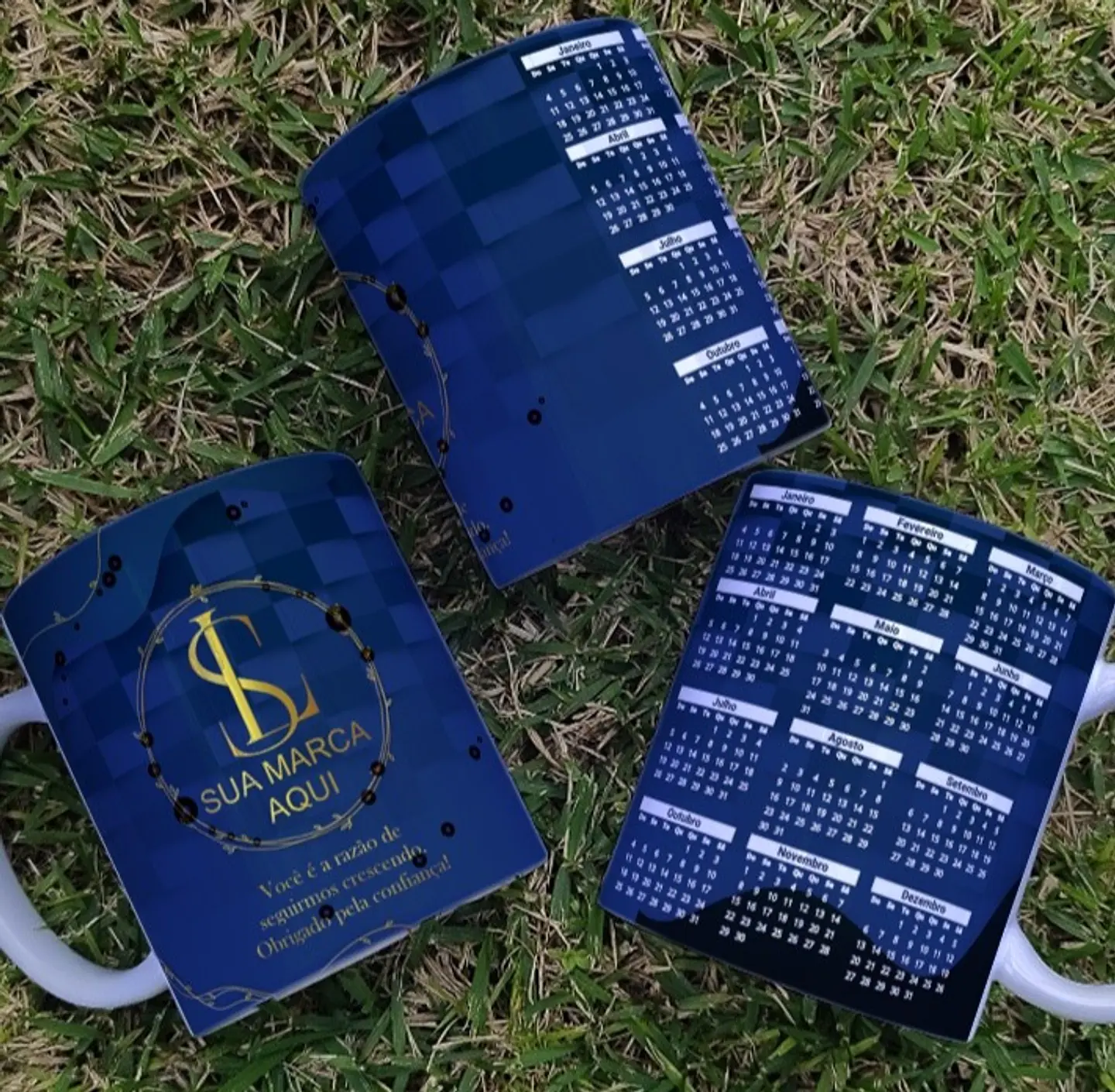 9 Artes para Calendário Caneca Empresa Arquivo Editável 8