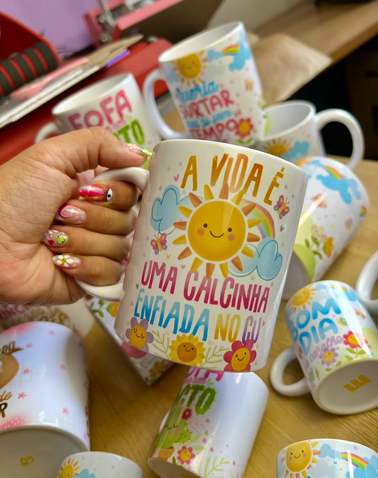 15 Artes para Caneca Frases Vibes Vol.4 Arquivo em Png 3