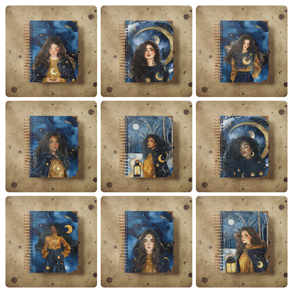 21 Artes para Capas Mulheres Misticas Arquivo em Png 2