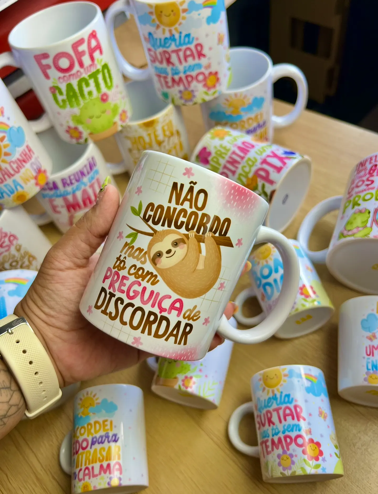 15 Artes para Caneca Frases Vibes Vol.4 Arquivo em Png 5