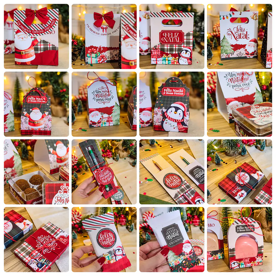 Arquivos de Corte Natal Papai Noel Completo em Pdf  1