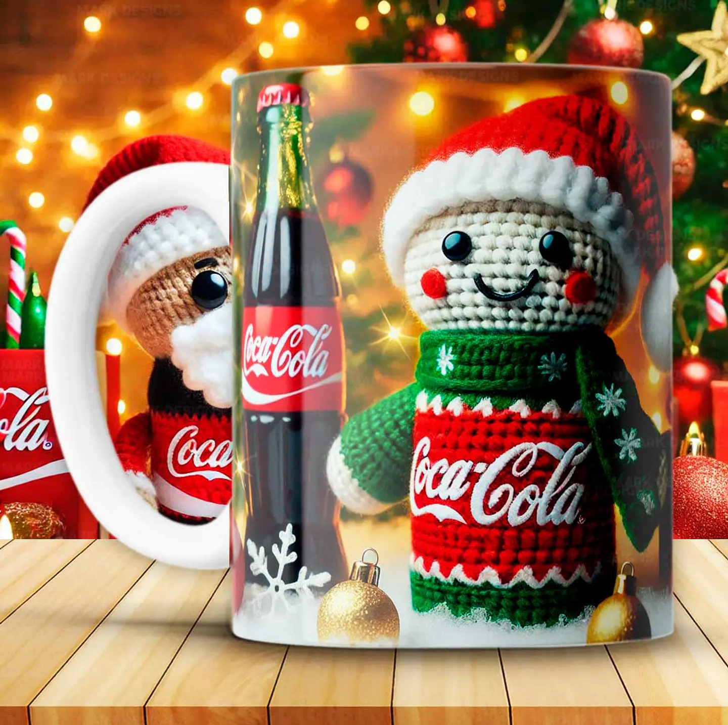 12 Artes para Caneca Coca Cola Natal Arquivo em Png 1