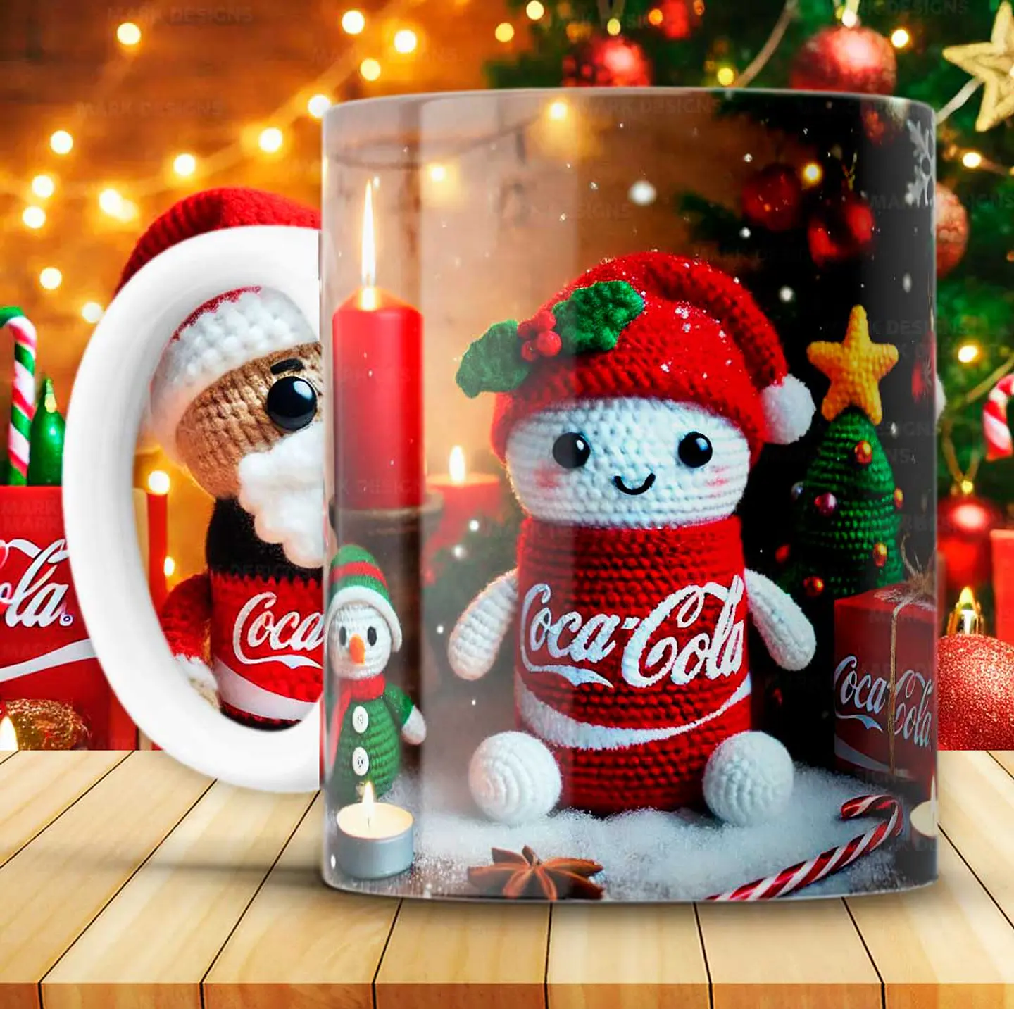 12 Artes para Caneca Coca Cola Natal Arquivo em Png 2