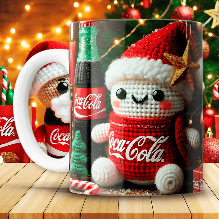 12 Artes para Caneca Coca Cola Natal Arquivo em Png 3