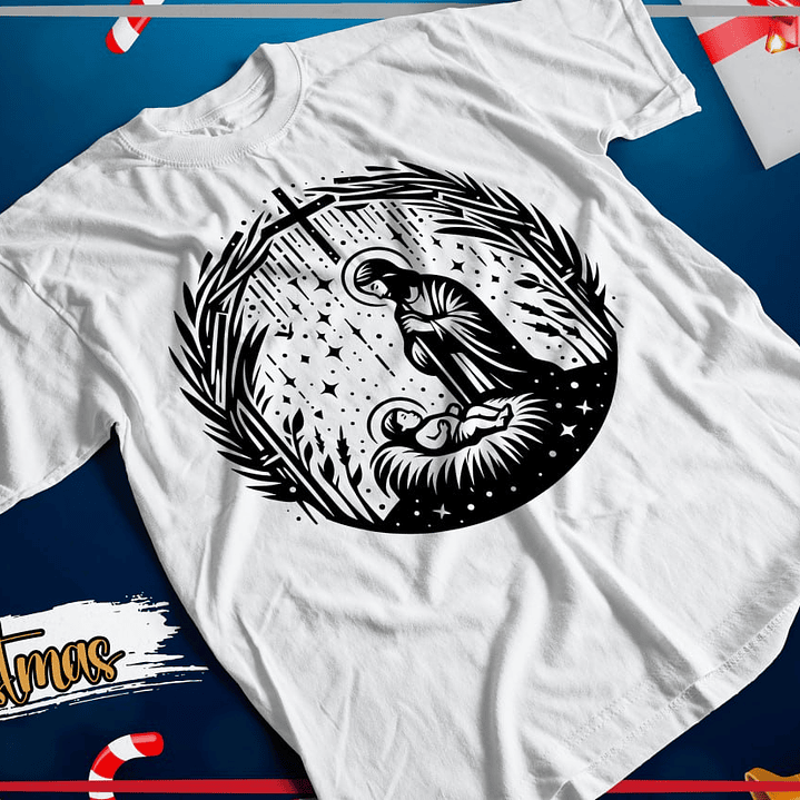 11 Artes para Camisa Natal em Png 4