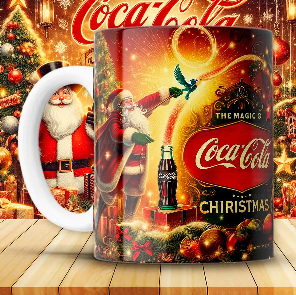 12 Artes para Caneca Coca Cola Vintage Arquivo em Png 3