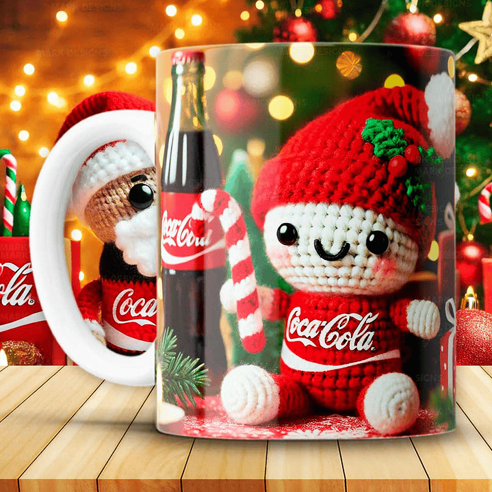 12 Artes para Caneca Coca Cola Natal Arquivo em Png 6