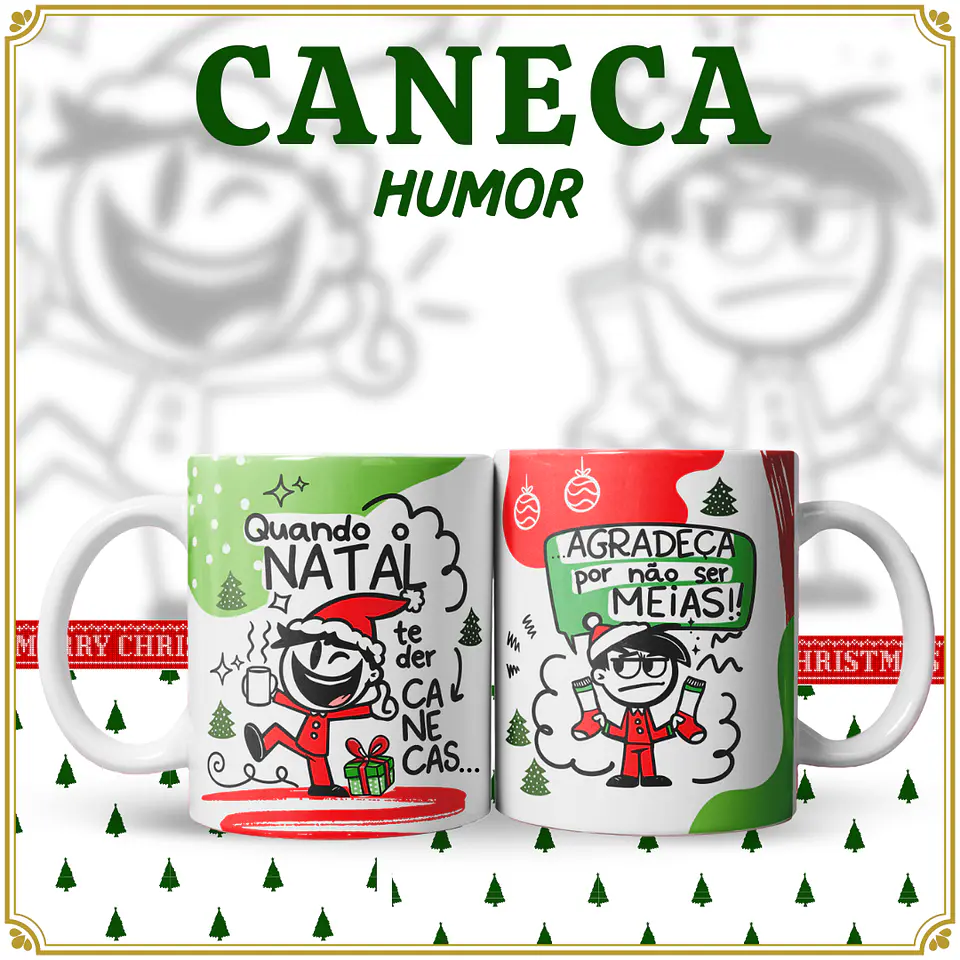 13 Artes para Caneca Natal Arquivo em Png 5