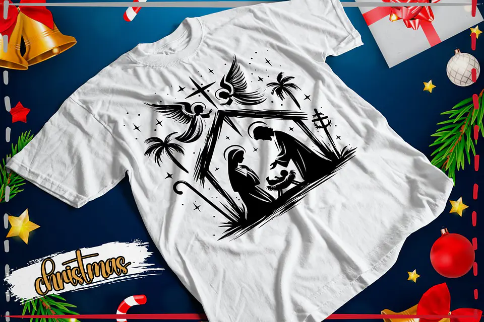 11 Artes para Camisa Natal em Png 6