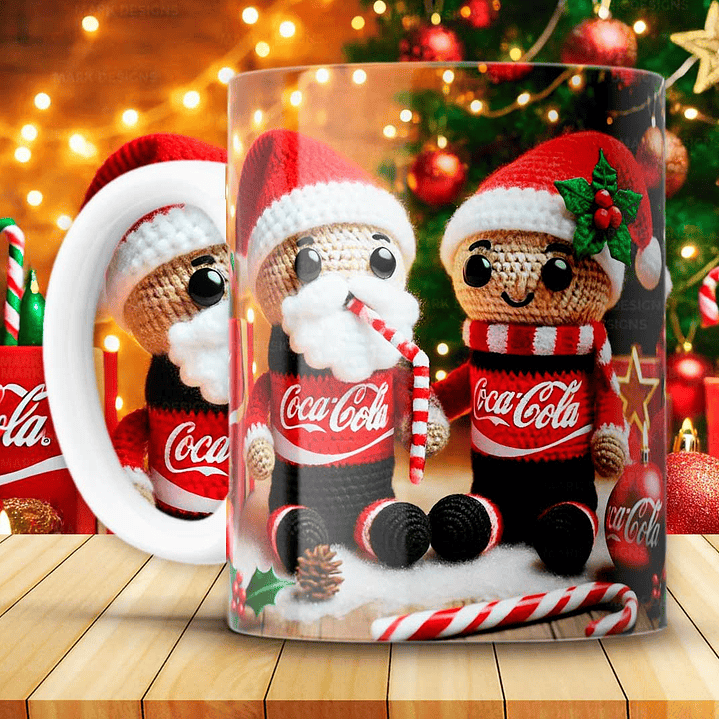 12 Artes para Caneca Coca Cola Natal Arquivo em Png 8