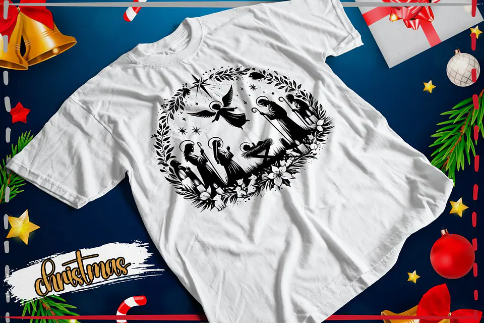 11 Artes para Camisa Natal em Png 7