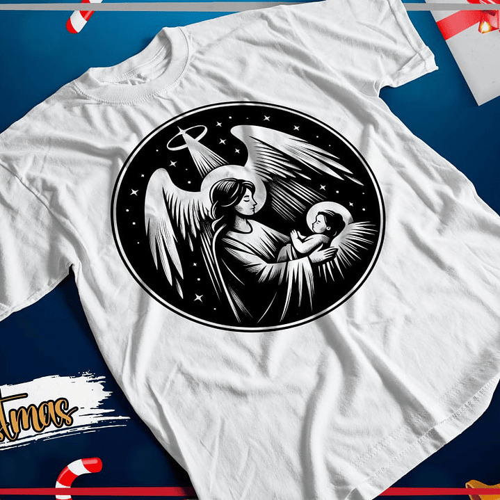 11 Artes para Camisa Natal em Png 8