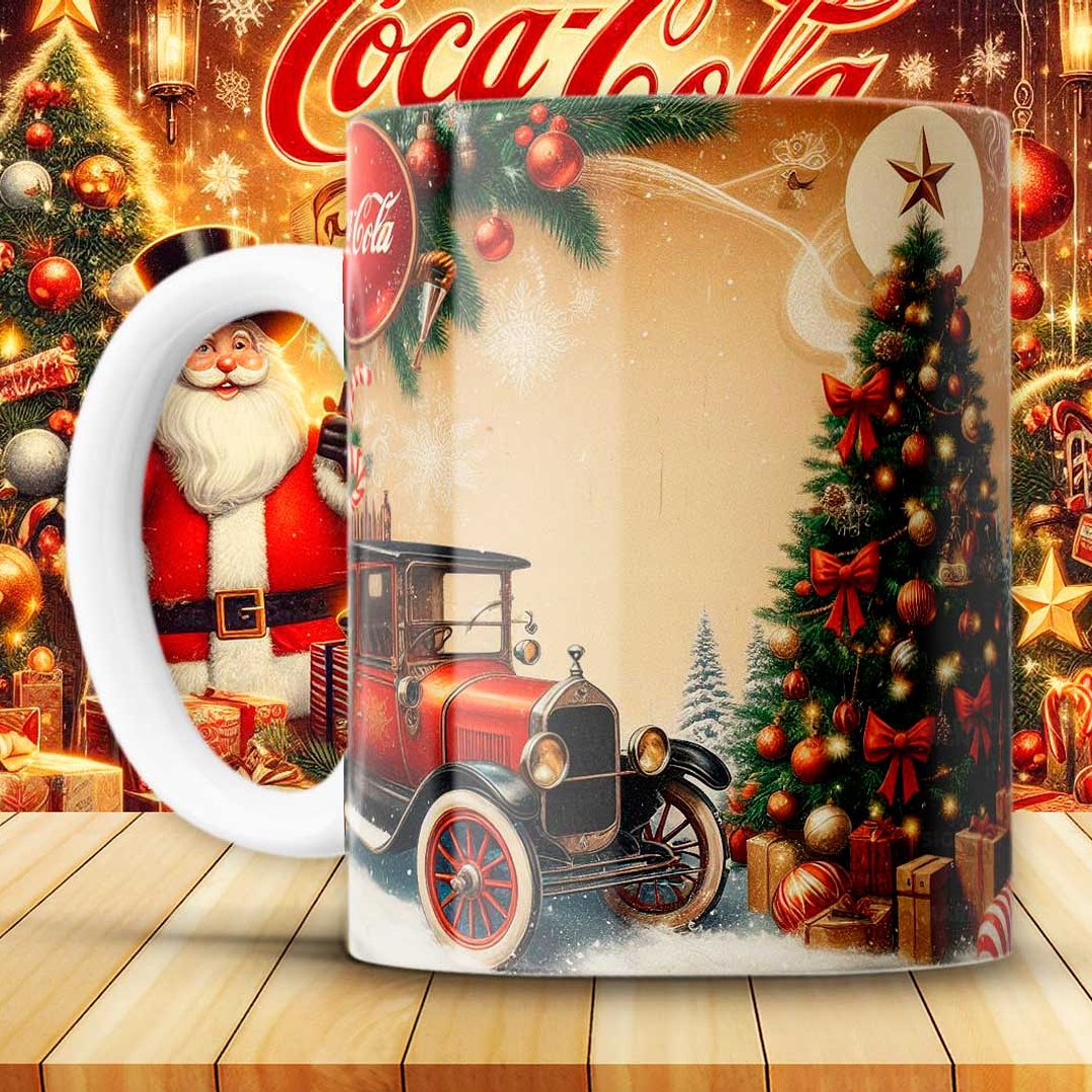 12 Artes para Caneca Coca Cola Vintage Arquivo em Png 7