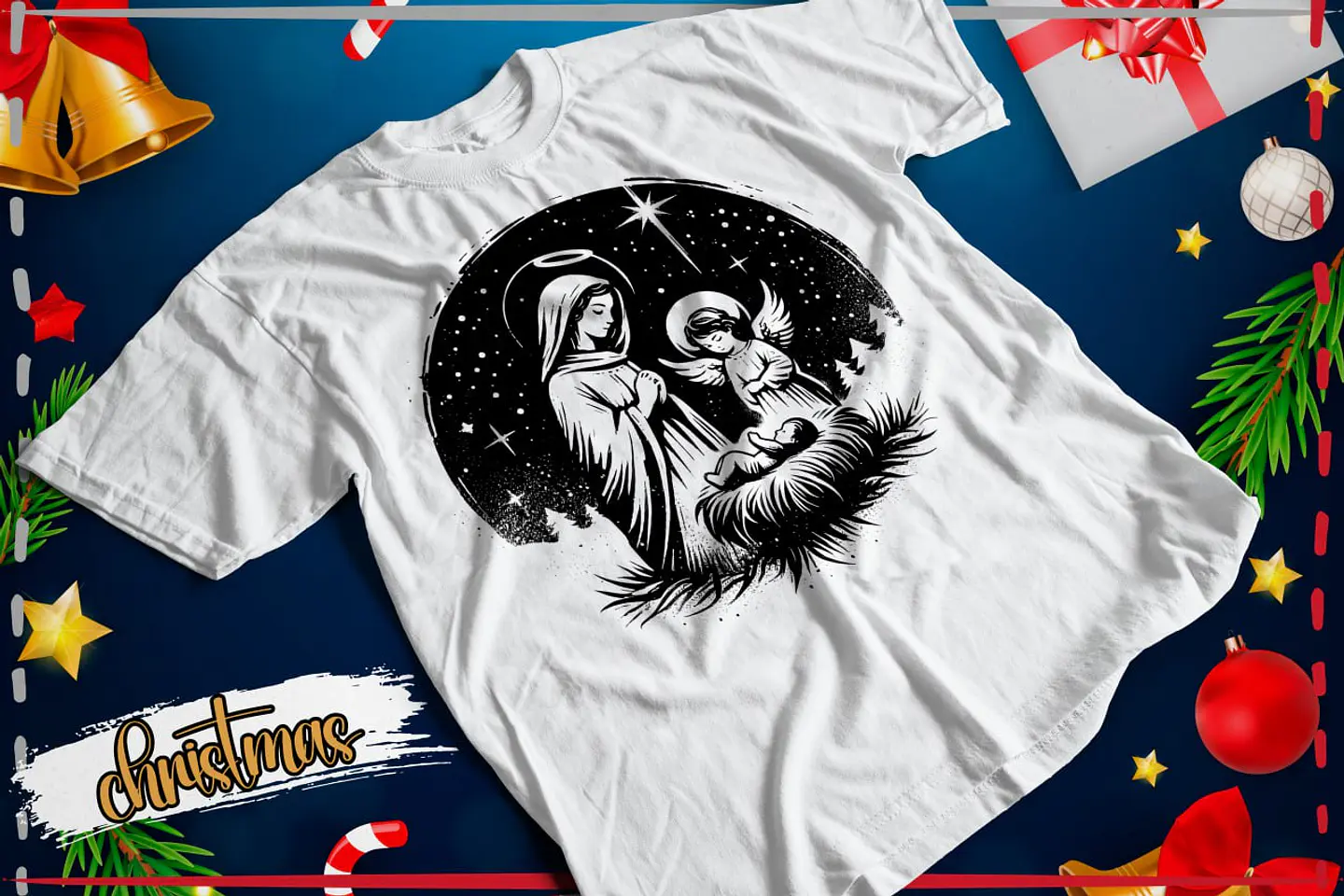 11 Artes para Camisa Natal em Png 9