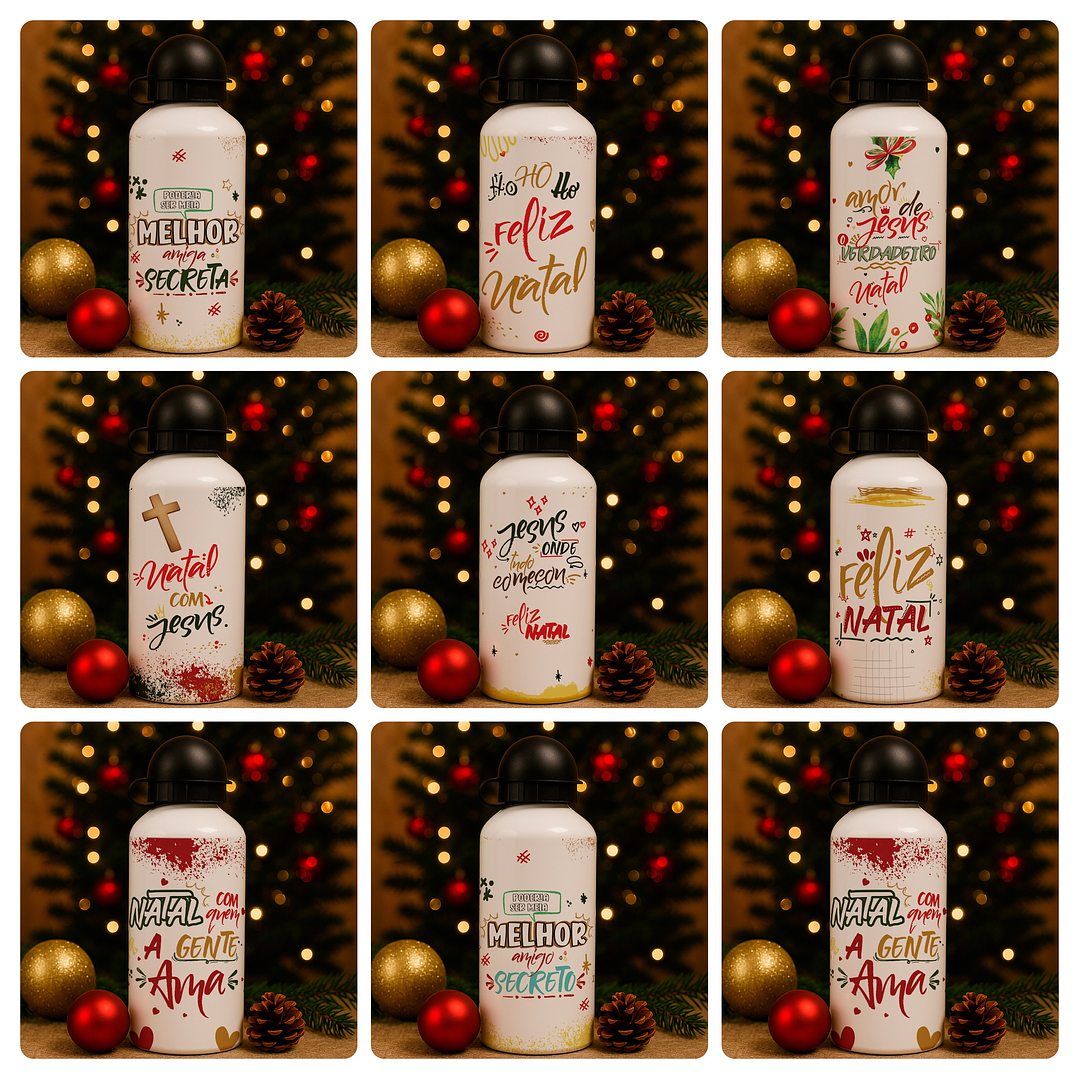 74 Artes para Caneca, Squeze, Azulejo e Outros Natal Arquivo Editável  4