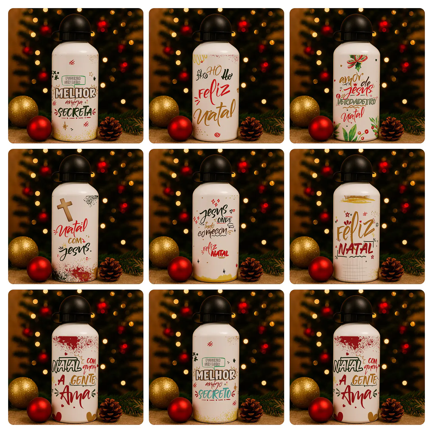 74 Artes para Caneca, Squeze, Azulejo e Outros Natal Arquivo Editável  4