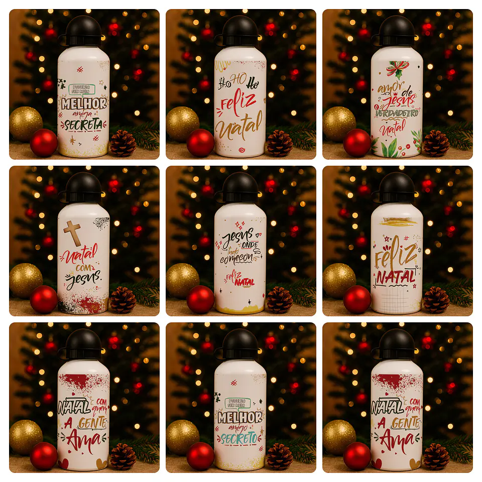 74 Artes para Caneca, Squeze, Azulejo e Outros Natal Arquivo Editável  4