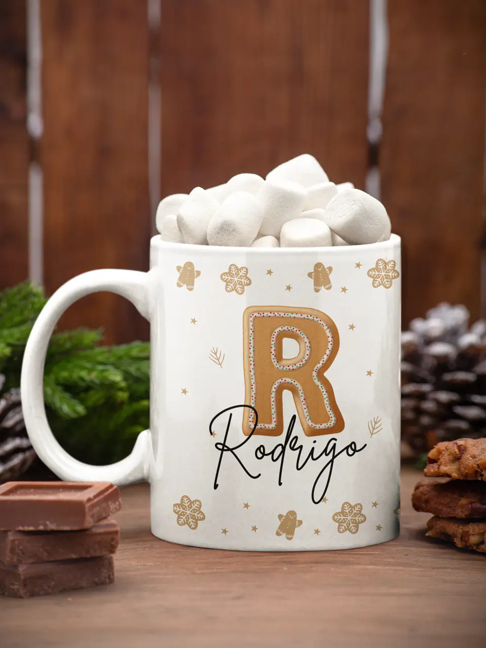 Kit Alfabeto Biscoitos de Natal Arquivo em Png  5