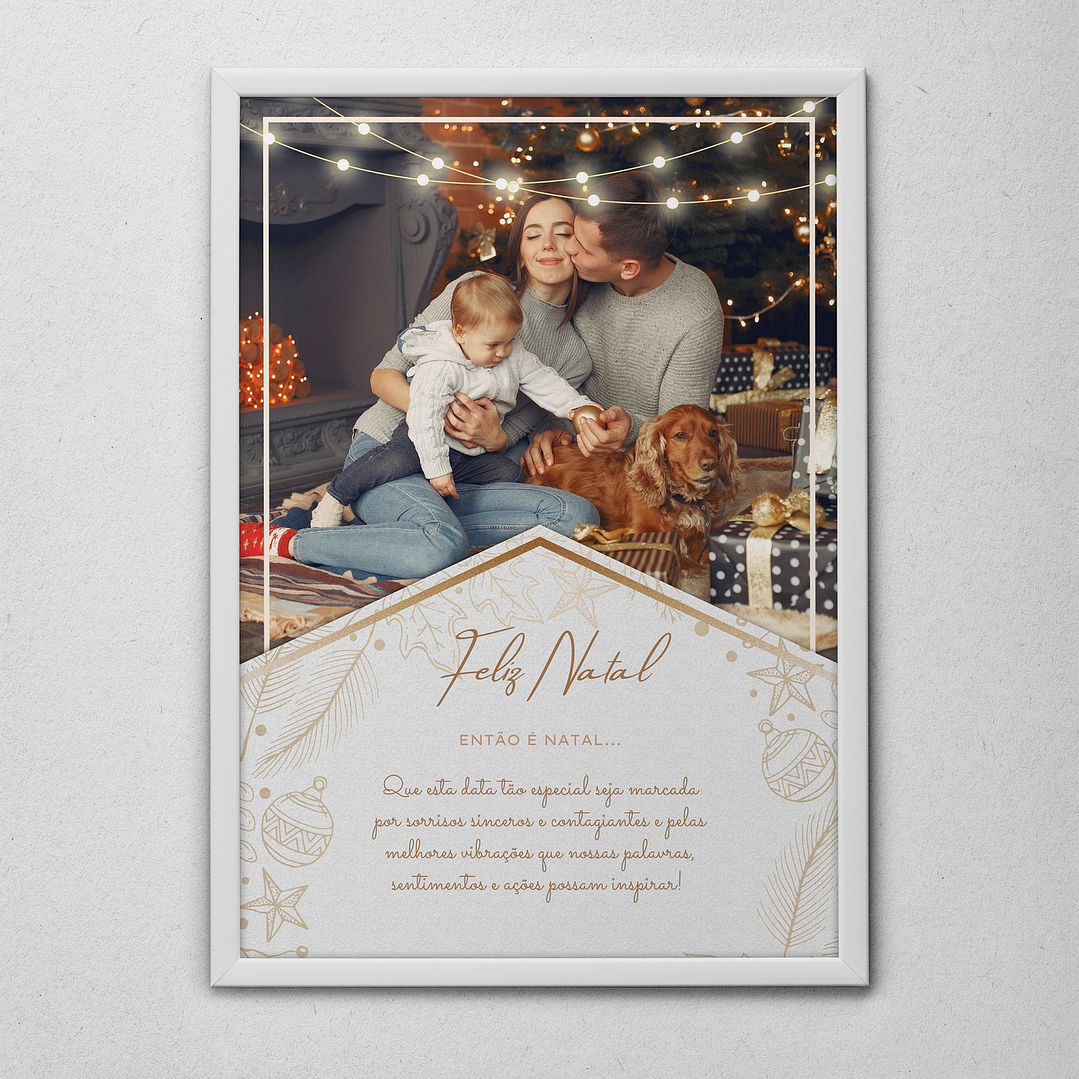 6 Artes para Quadro Natal Arquivo Editável  3