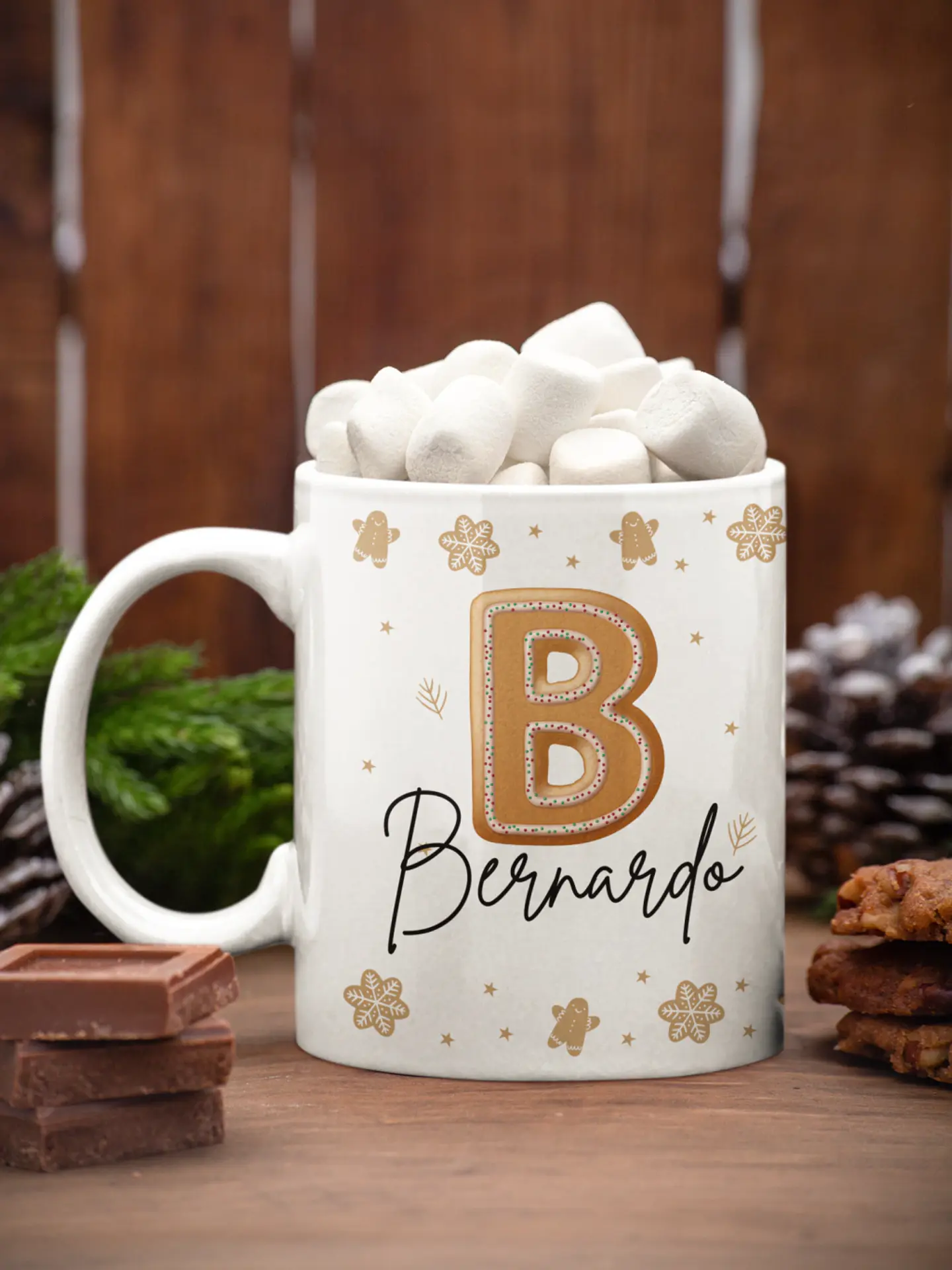 Kit Alfabeto Biscoitos de Natal Arquivo em Png  8