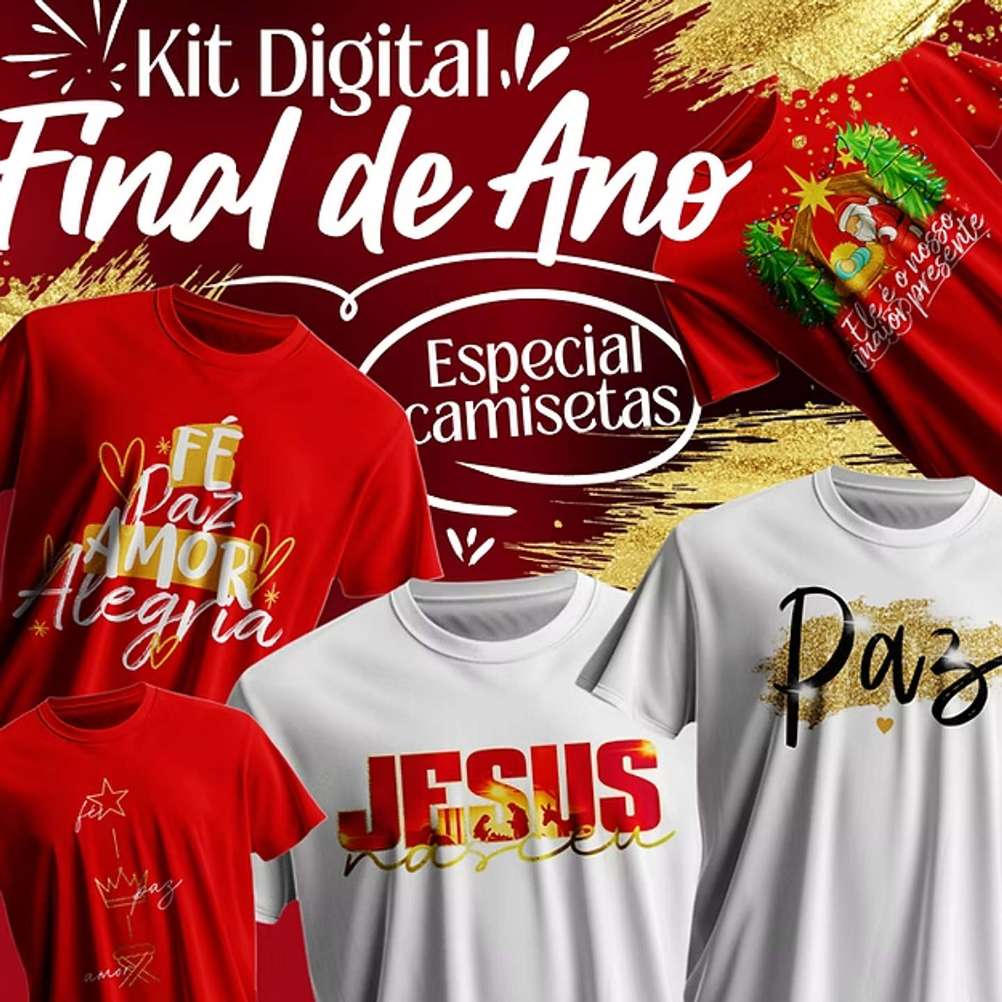 30 Artes Camisetas Final de Ano Arquivo em Png  1