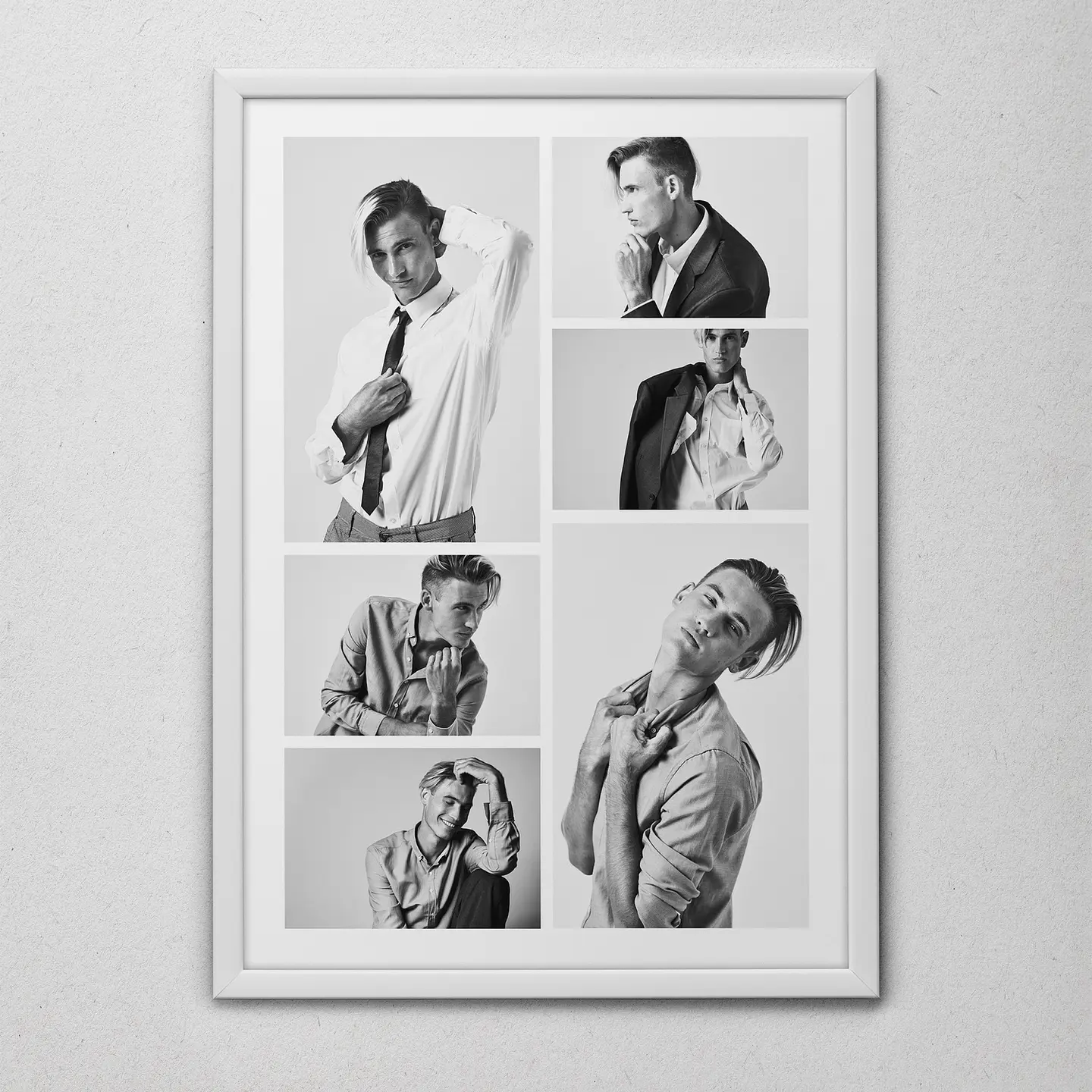 15 Artes para Quadro Colagens de Fotos Arquivo Editável  8