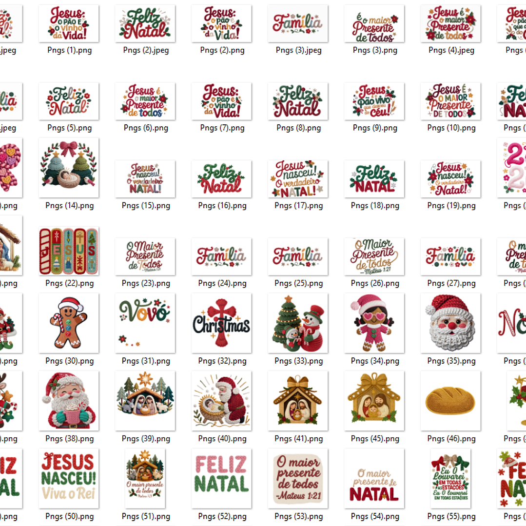 47 Artes para Camisa T-Shirts Natalino Natal Arquivo em Png 7