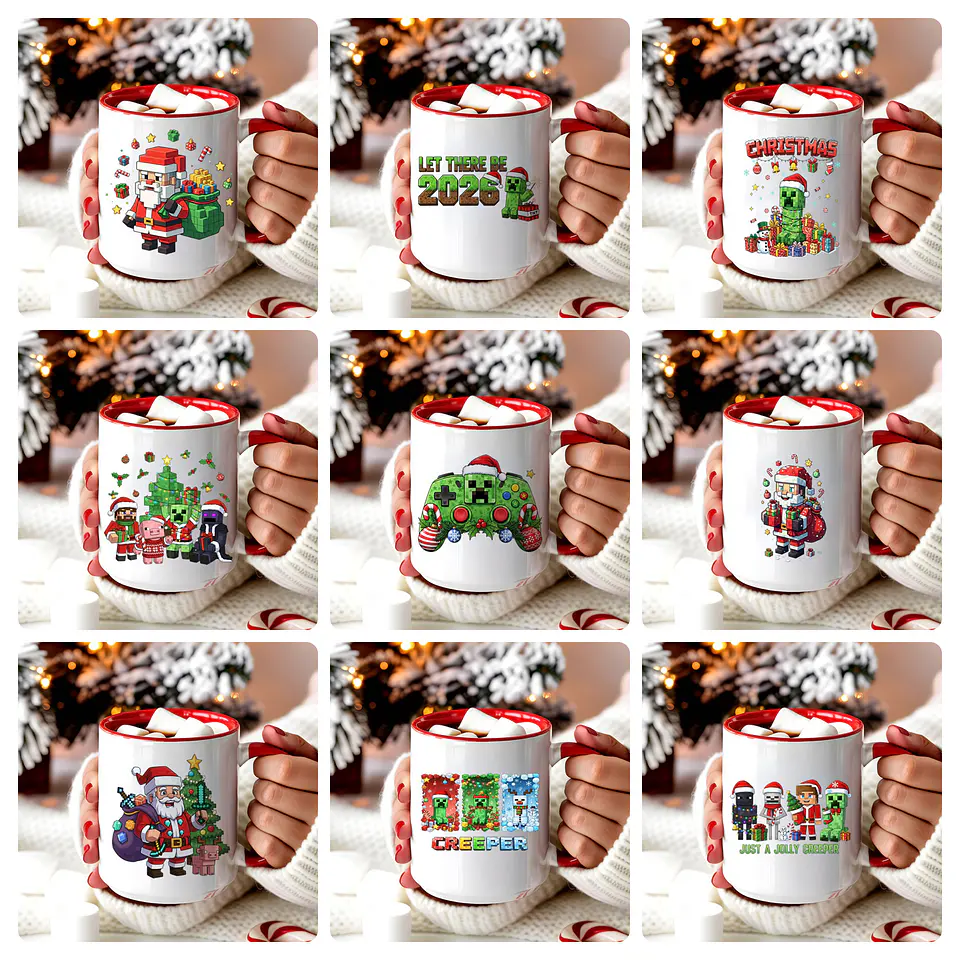 99 Artes para Camisa ou Caneca Natal Personagens e Diversos Arquivo em Png  6