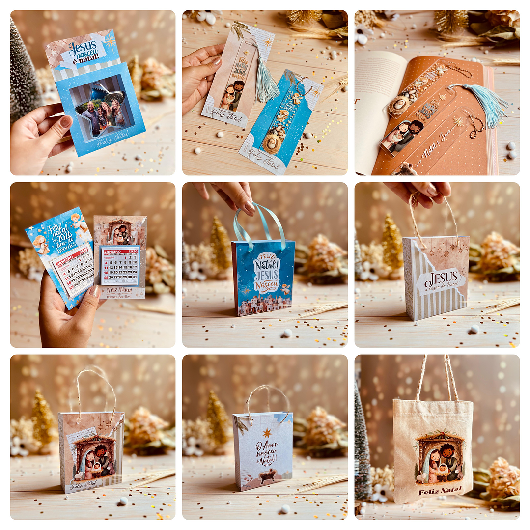 Arquivos de Corte Mimos Natal Cristão Jesus nossa Luz Arquivo em Pdf  2