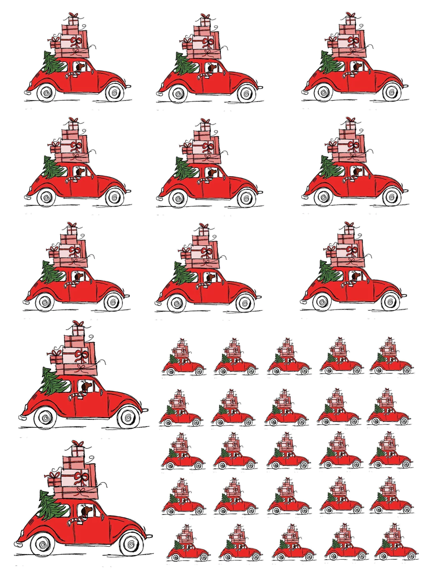 Arquivos para Personalização Natal, Fusca, Casinhas, Alfabeto, Mistos em Dtf Uv 2