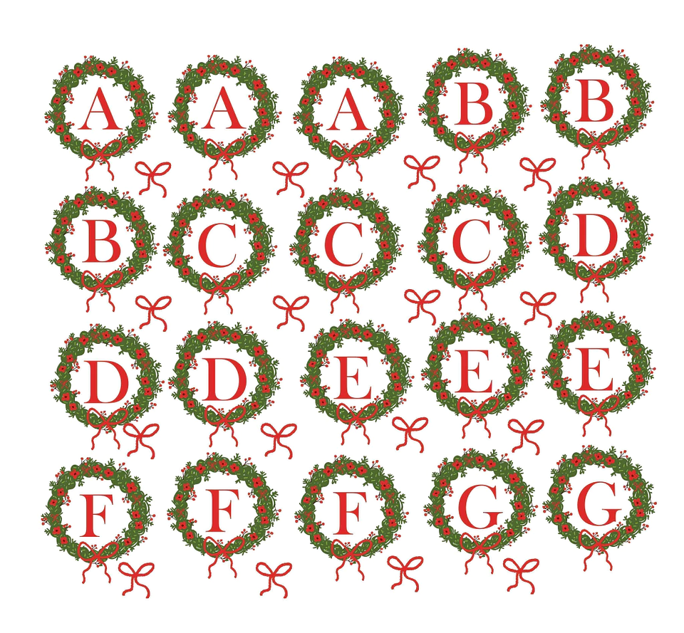 Arquivos para Personalização Natal, Fusca, Casinhas, Alfabeto, Mistos em Dtf Uv 4