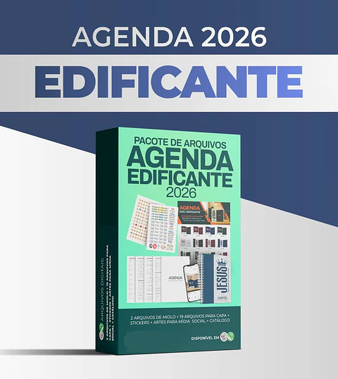 Arquivo Agenda Edificante Gospel 2026 Arquivo Editável 