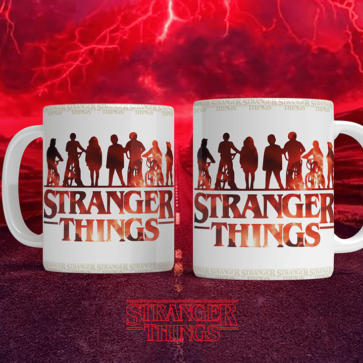 12 Artes para Caneca Stranger Things Arquivo em Png  1
