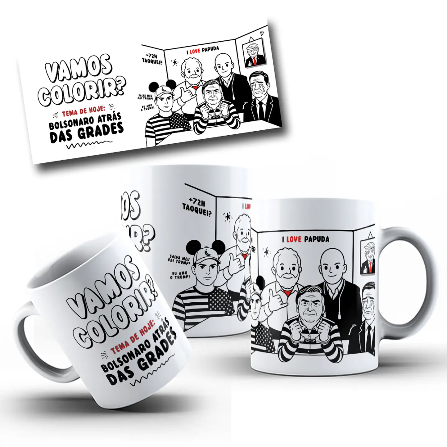 3 Artes para Caneca Soldador Bolsonaro Arquivo em Jpg  7