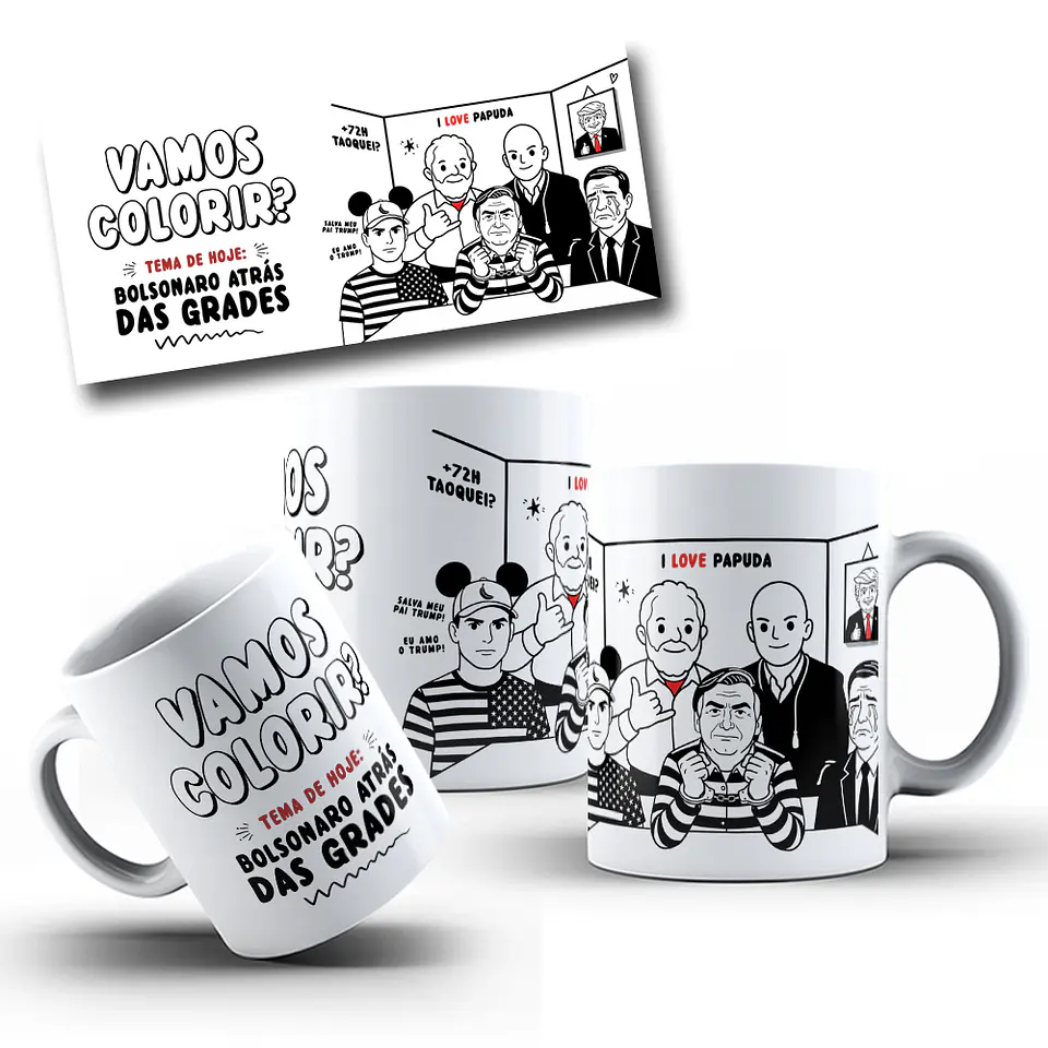 3 Artes para Caneca Soldador Bolsonaro Arquivo em Jpg  7