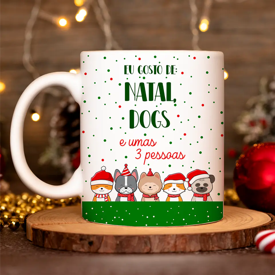 20 Artes para Caneca Natal Gatinhos em Linhas Arquivo em Png 1