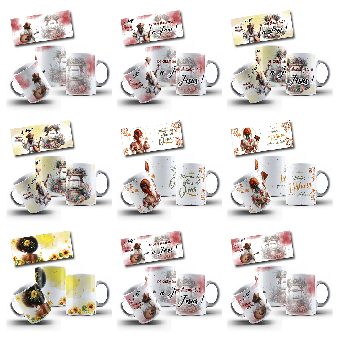 33 Artes para Caneca Deus Amor infinito Arquivo em Png 1