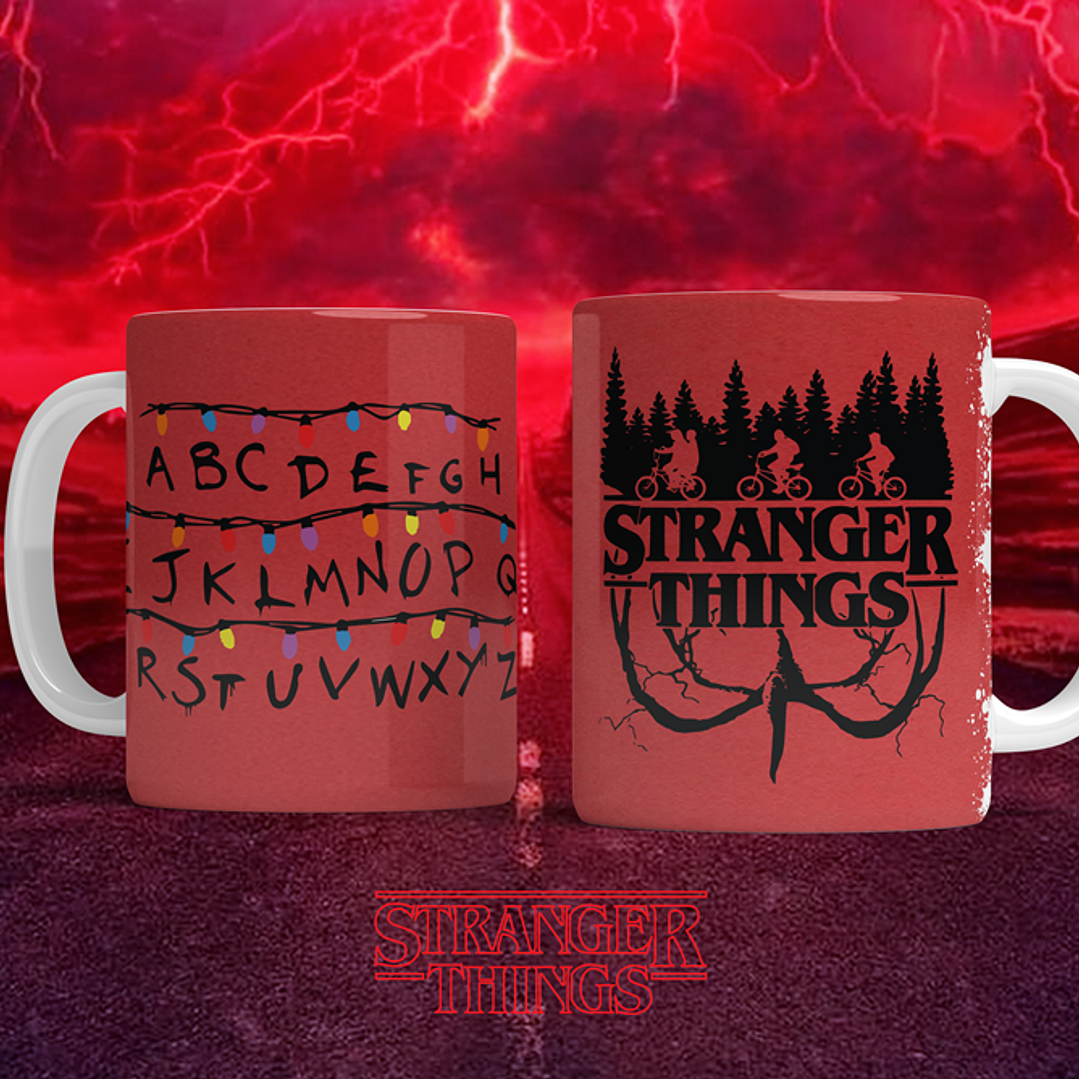 12 Artes para Caneca Stranger Things Arquivo em Png  6