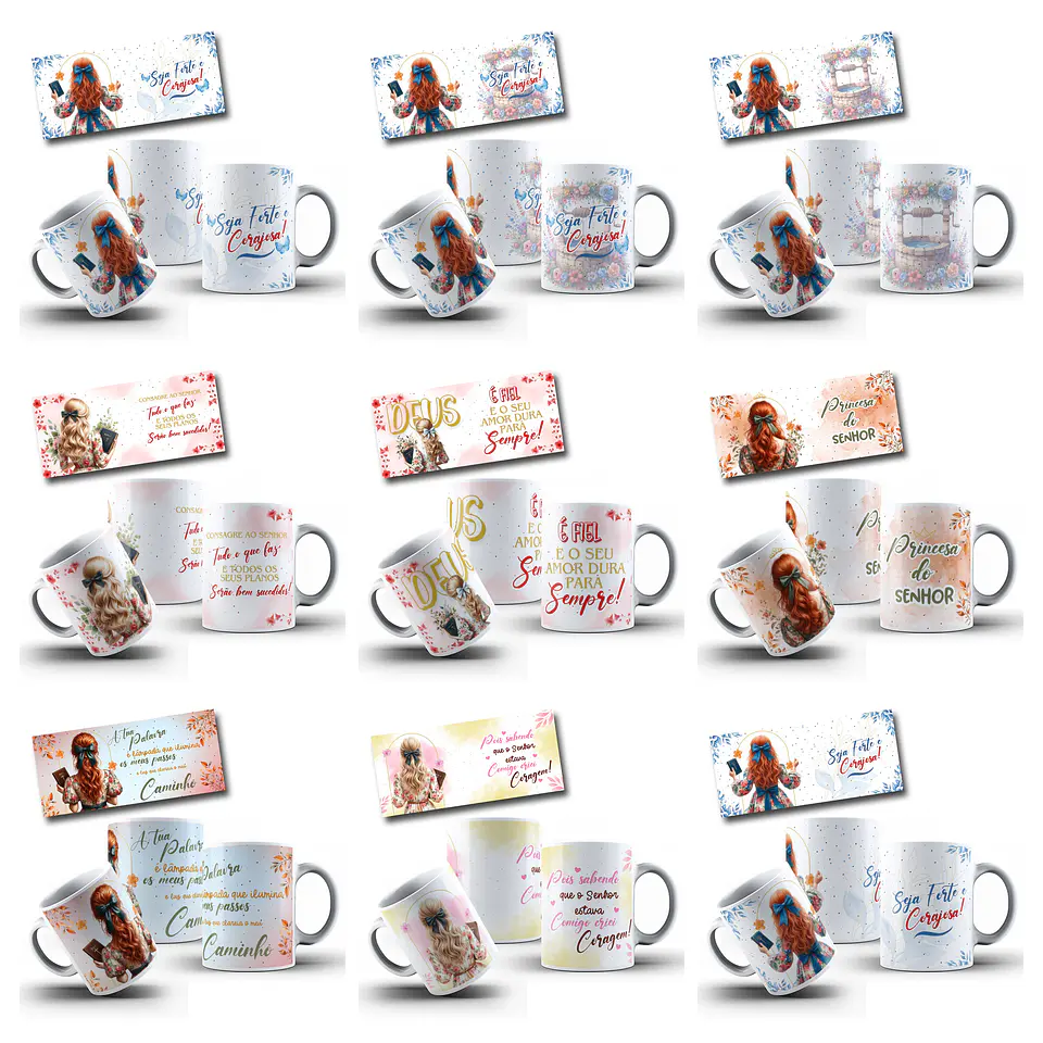 33 Artes para Caneca Deus Amor infinito Arquivo em Png 2