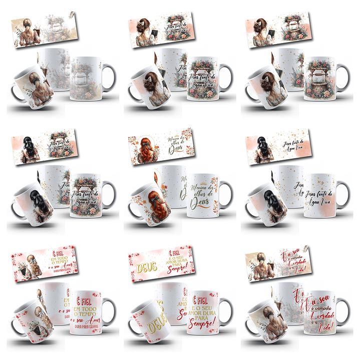 33 Artes para Caneca Deus Amor infinito Arquivo em Png 3