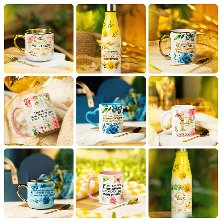 75 Artes para Caneca Floresça Parte 2 Arquivo em Png 2