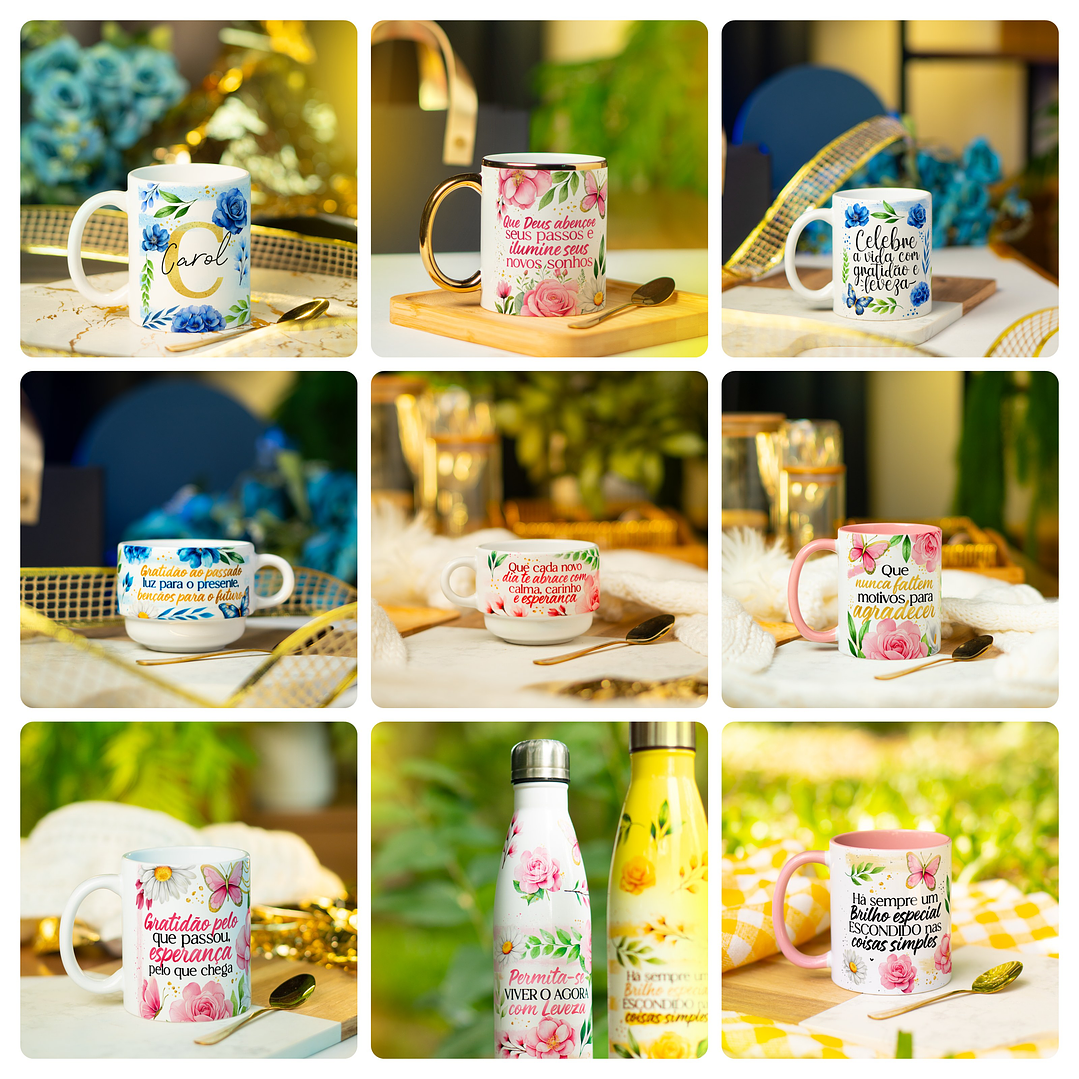 75 Artes para Caneca Floresça Parte 2 Arquivo em Png 3