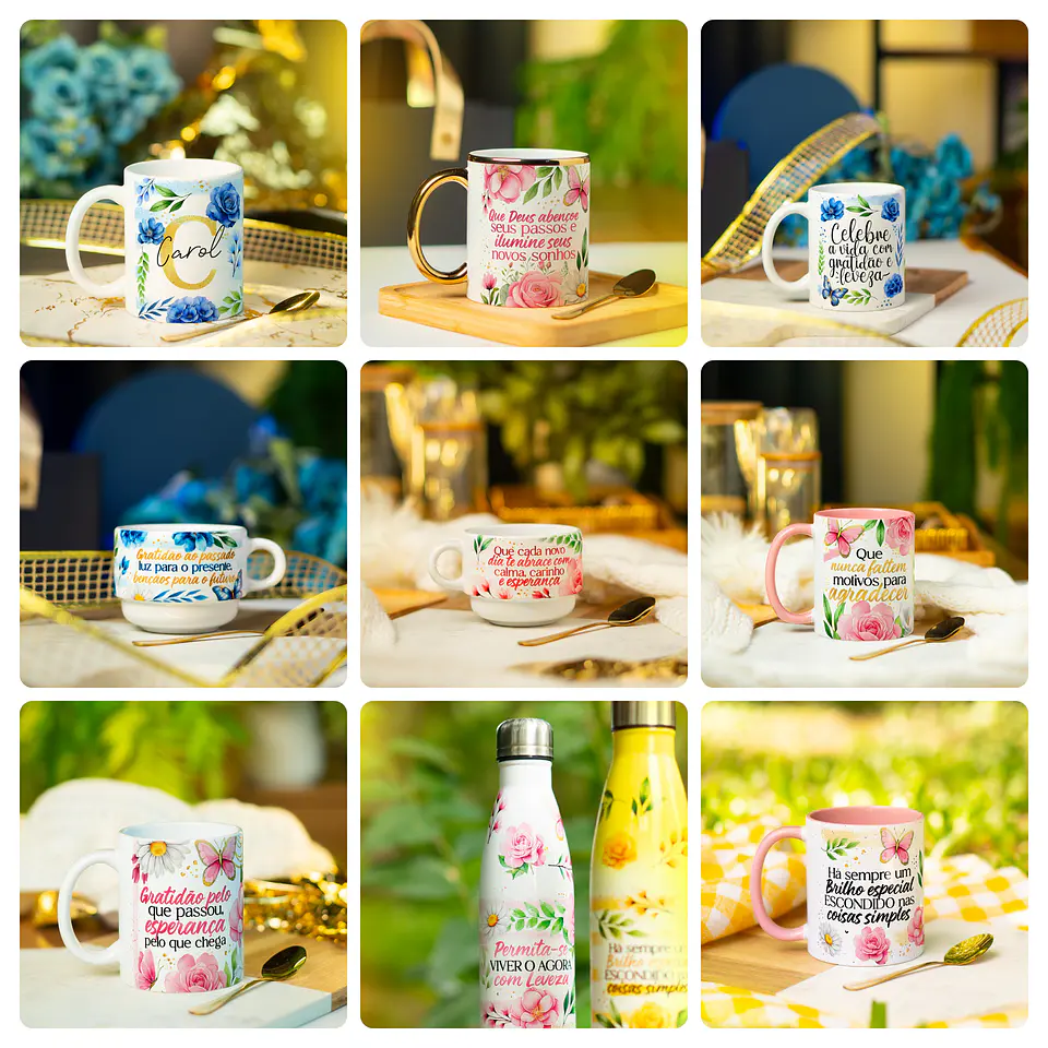 75 Artes para Caneca Floresça Parte 2 Arquivo em Png 3