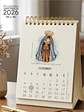 Arquivo Calendário de Mesa Santinhos 2026 Arquivo em Pdf  - Thumbnail 2