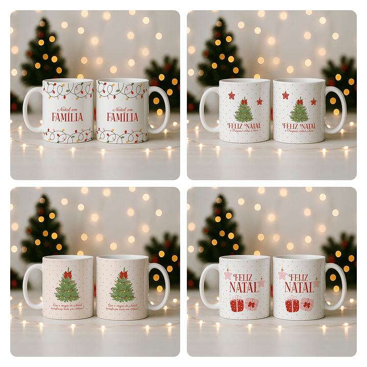 58 Artes para Caneca Natal Papai Noel Arquivo em Jpg 3